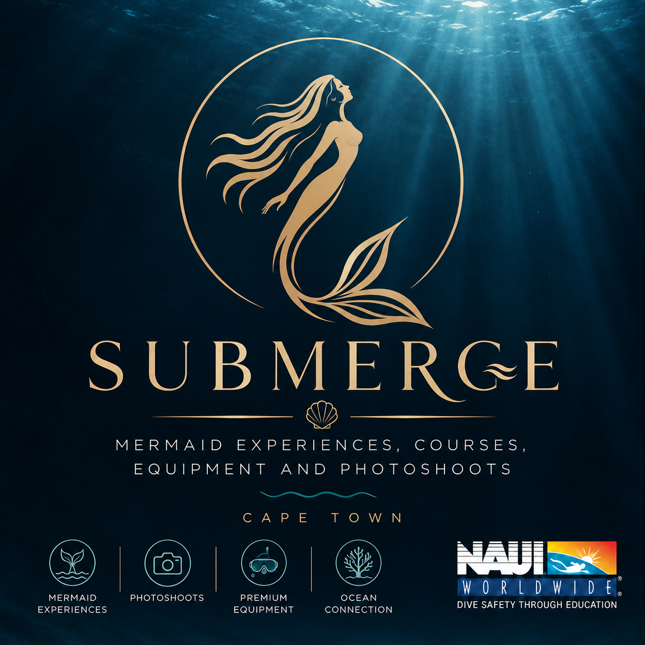 Submerge Cape Town brand artwork